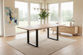 #naturfarben #140(220)x90 #u-gestellschwarz