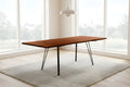 #nussbaumfarben #160(260)x90 #vierfuß-gestellschwarz