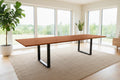 #nussbaumfarben #200(300)x100 #u-gestellschwarz