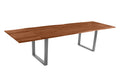 #nussbaumfarben #200(300)x100 #u-gestellsilber