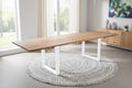 #naturfarben #180(280)x90 #u-gestellweiß