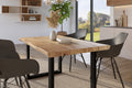 #holzwildeiche-optik #120x80 #u-gestellschwarz