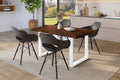 #holznussbaum-optik #120x80 #u-gestellweiß