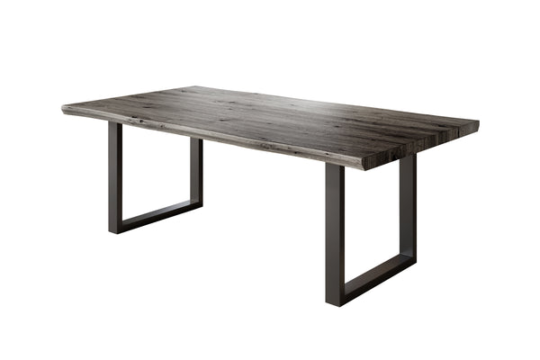#holzgrau-optik #220x100 #u-gestellschwarz