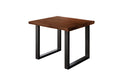 #holznussbaum-optik #80x80 #u-gestellschwarz