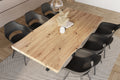 #holzwildeiche-optik #180x90 #spider-gestellschwarz