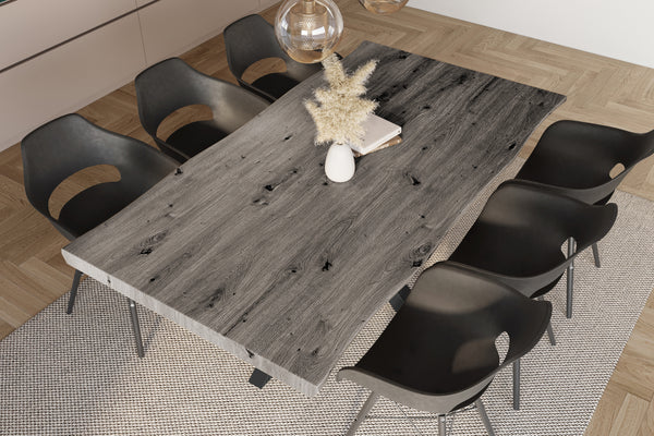 #holzgrau-optik #180x90 #spider-gestellschwarz