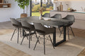 #holzgrau-optik #220x100 #u-gestellschwarz