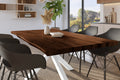 #holznussbaum-optik #180x90 #spider-gestellweiß