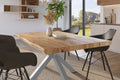 #holzwildeiche-optik #120x80 #spider-gestellsilber