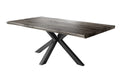 #holzgrau-optik #220x100 #spider-gestellschwarz