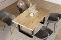 #holzwildeiche-optik #120x80 #u-gestellschwarz