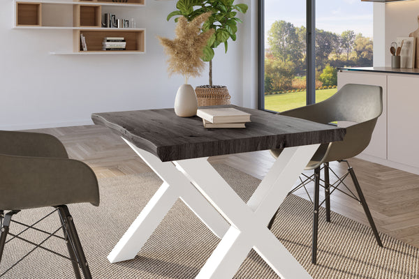 #holzgrau-optik #80x80 #u-gestellweiß