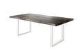 #holzgrau-optik #220x100 #u-gestellweiß