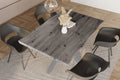 #holzgrau-optik #140x80 #spider-gestellsilber