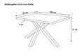#holzgrau-optik #160x85 #spider-gestellweiß
