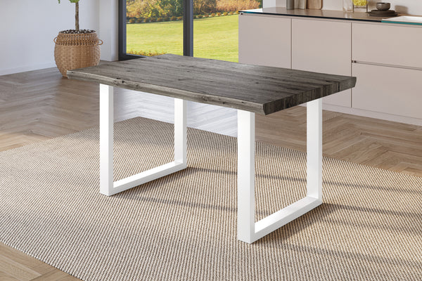 #holzgrau-optik #120x80 #u-gestellweiß