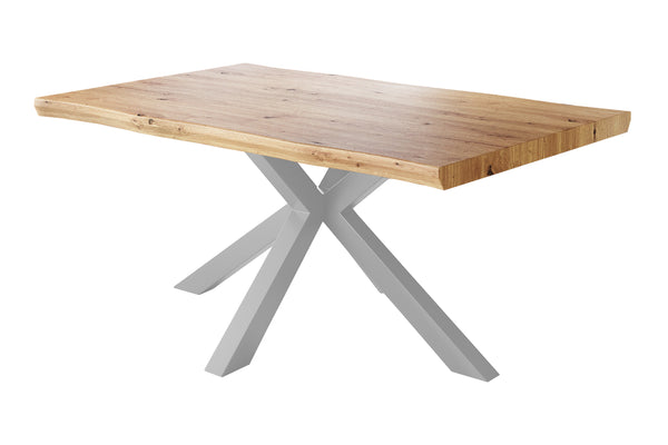 #holzwildeiche-optik #120x80 #spider-gestellsilber