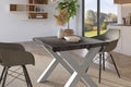 #holzgrau-optik #80x80 #u-gestellsilber
