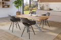 #holzwildeiche-optik #140x80 #spider-gestellsilber
