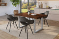 #holznussbaum-optik #120x80 #u-gestellsilber