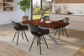 #holznussbaum-optik #120x80 #spider-gestellsilber