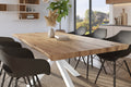 #holzwildeiche-optik #180x90 #spider-gestellweiß