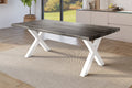 #holzgrau-optik #180x90 #x-gestellweiß