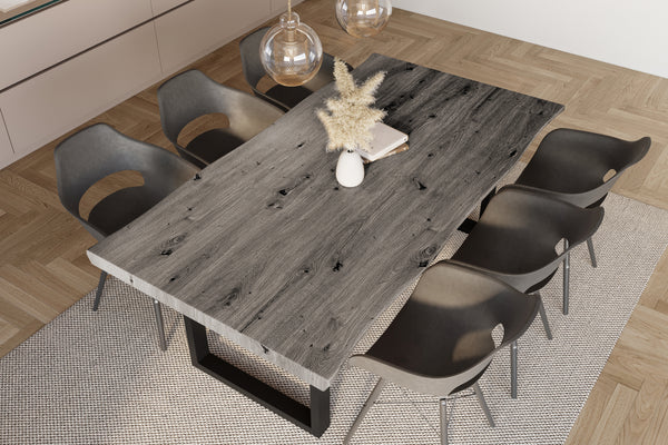 #holzgrau-optik #180x90 #u-gestellschwarz