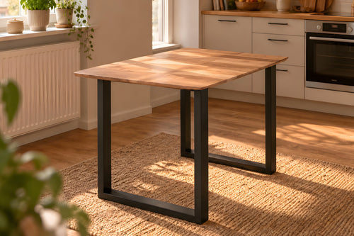 #naturfarben #90x90 #u-gestellschwarz