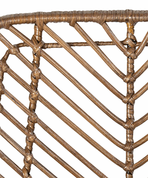 Rattan als Stuhlgeflecht