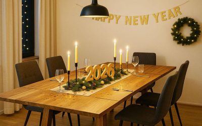 Den Esstisch an Silvester und Feiertagen stilvoll in Szene setzen