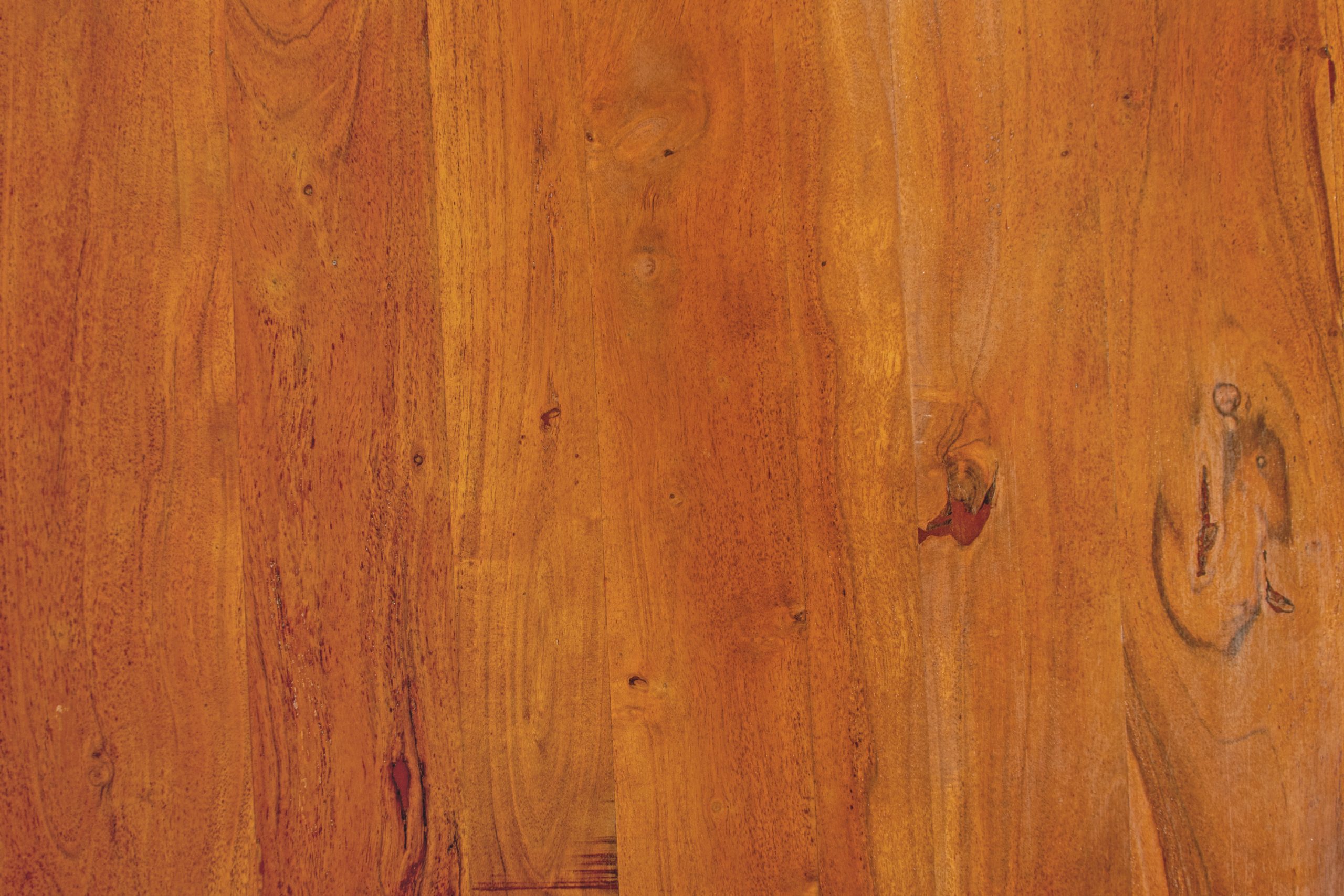 B-Ware Couchtisch Baumkante massiv Akazie nussbaum 90x90 cm schwarz PATRICK – Bild 7