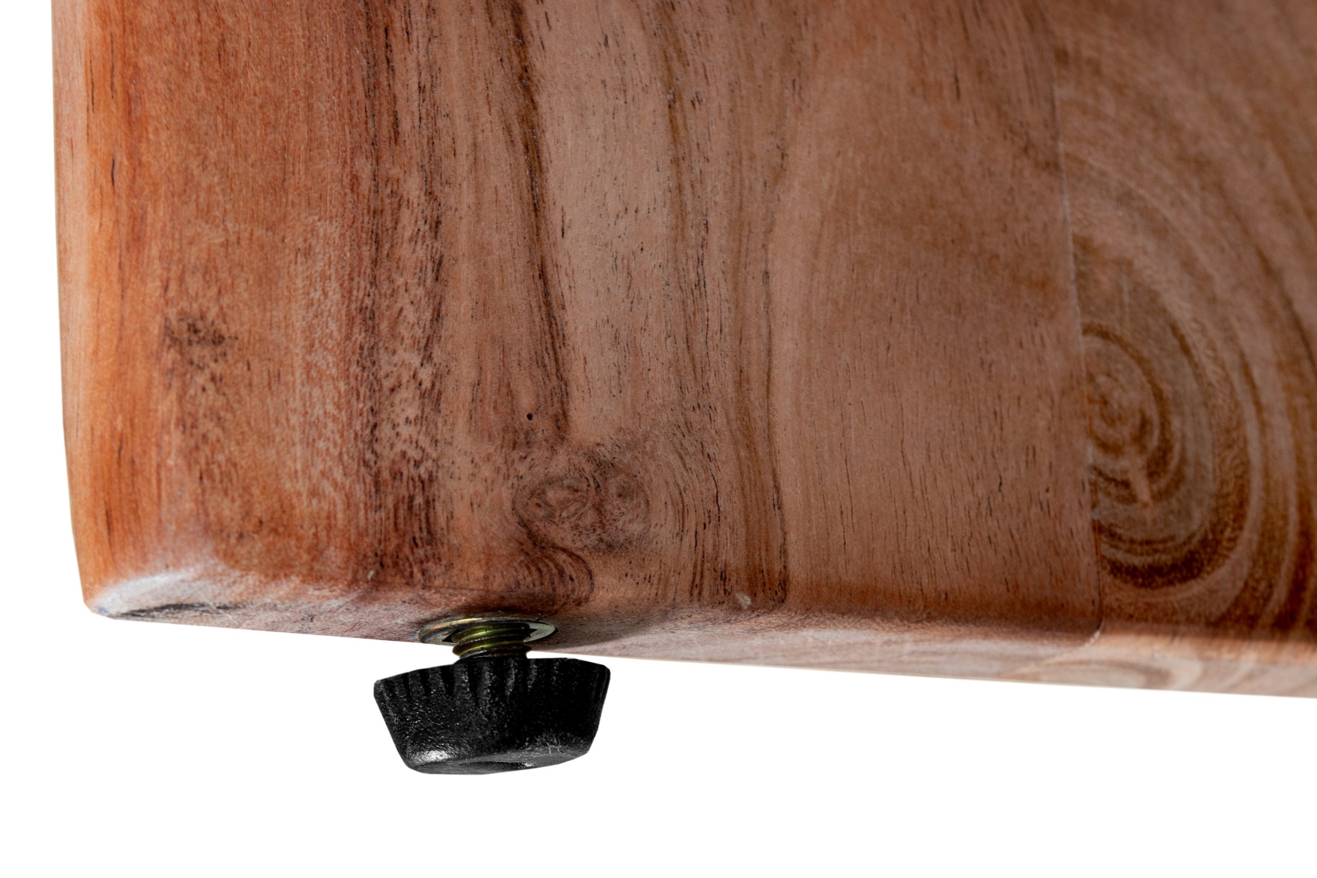 Couchtisch Akazienholz massiv nussbaum Beistelltisch 130 x 70 x 45 cm DAHLIA I – Bild 8