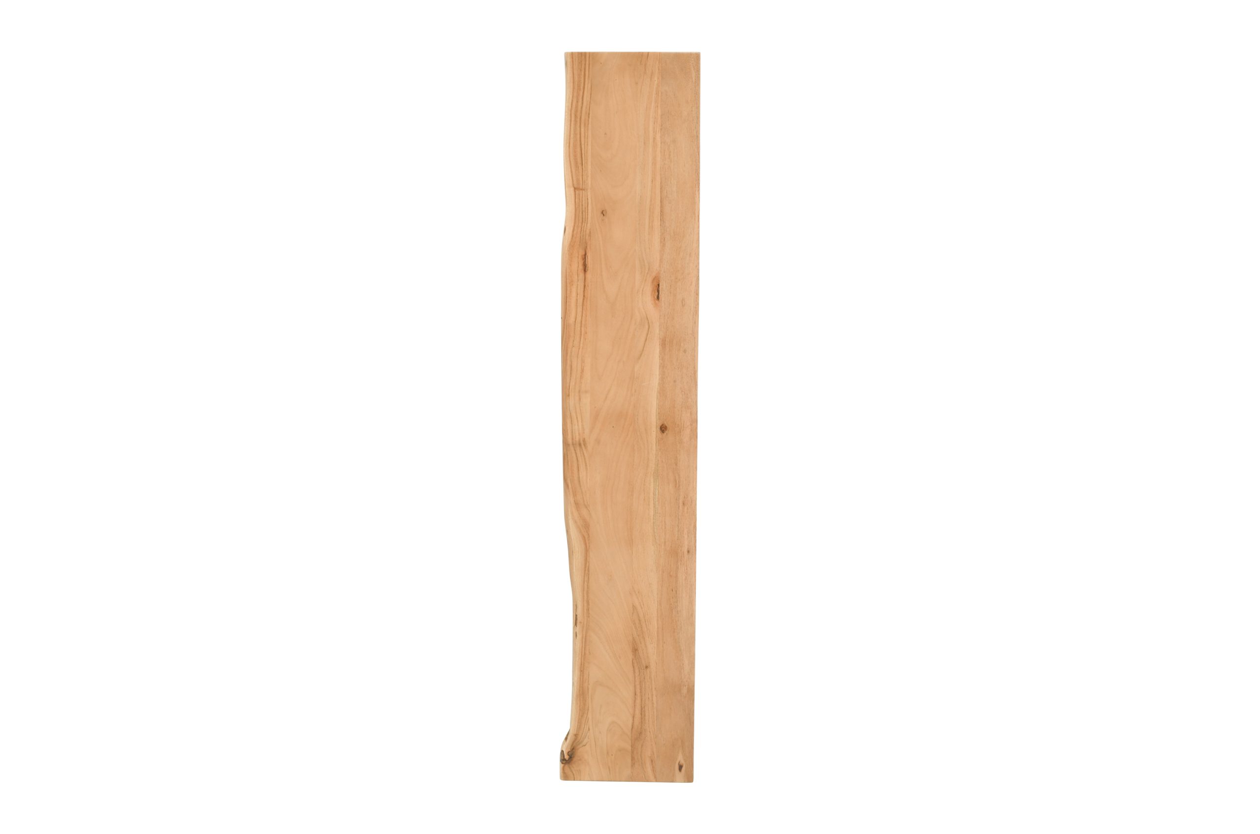 Holzplatte Akazienholz eiche massiv 180x30 cm Holzbrett einseitige Baumkante ARYA – Bild 4