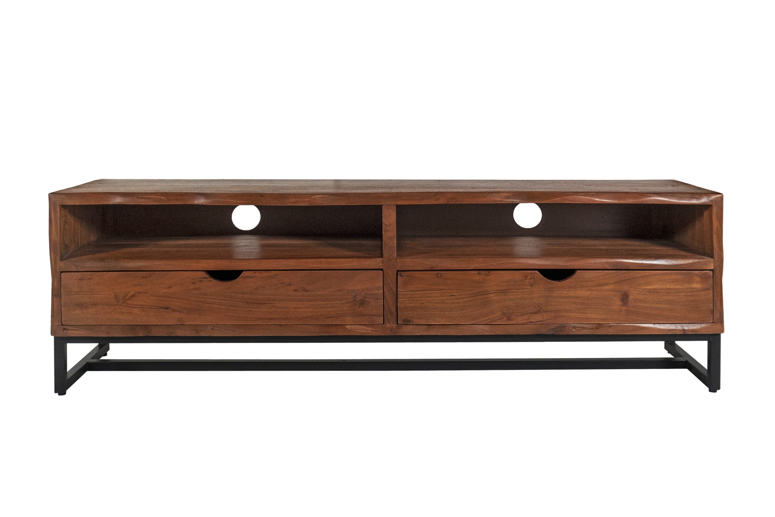 Lowboard Akazienholz massiv nussbaum TV-Board 160 x 40 x 50 cm SUKHOTHAI – Bild 3