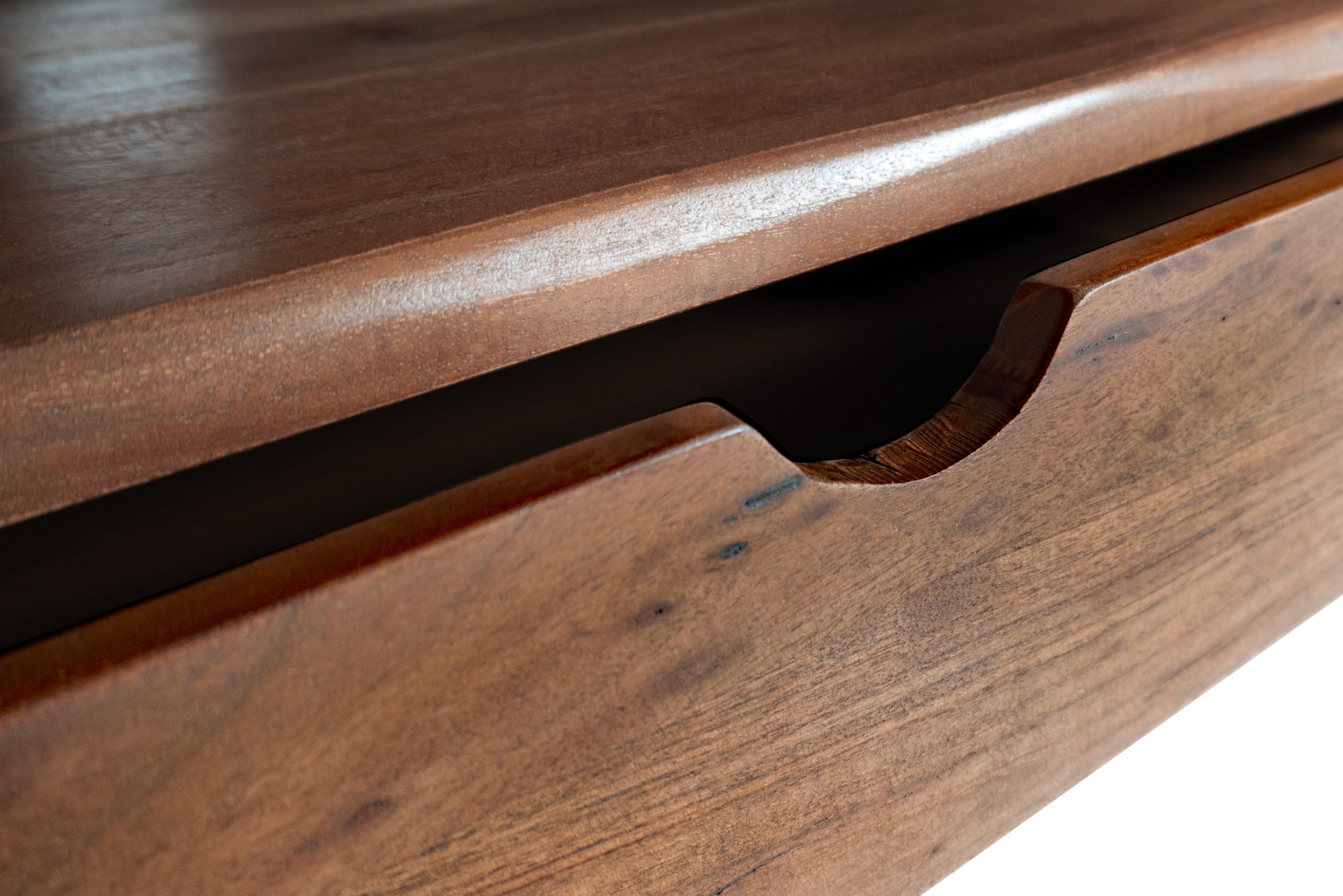 Lowboard Akazienholz massiv nussbaum TV-Board 160 x 40 x 50 cm SUKHOTHAI – Bild 6