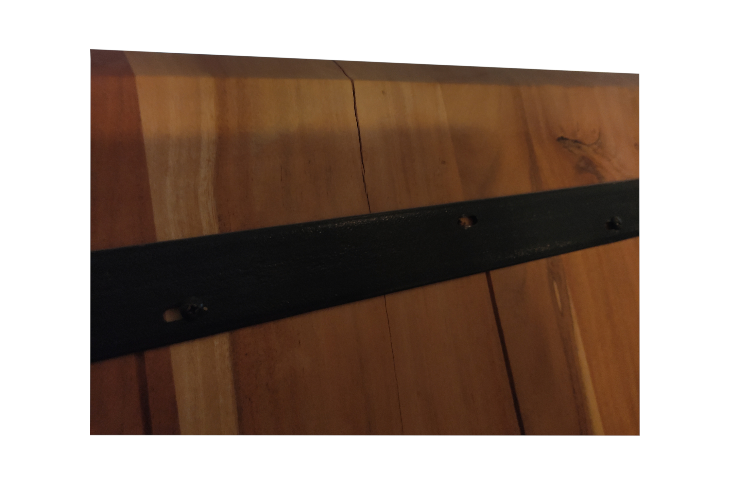 B-Ware Esstisch 180x90cm Akazie massiv nussbaum Schweizer Kante Spider-Gestell ABBY – Bild 6