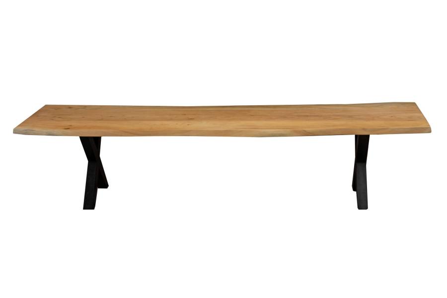 SAM_NEU-Esszimmer-Baumkante-Baenke-Quintus-natur-X_FC3BCC39Fe-X_220-Quintus_natur_X_Gestell_220_02