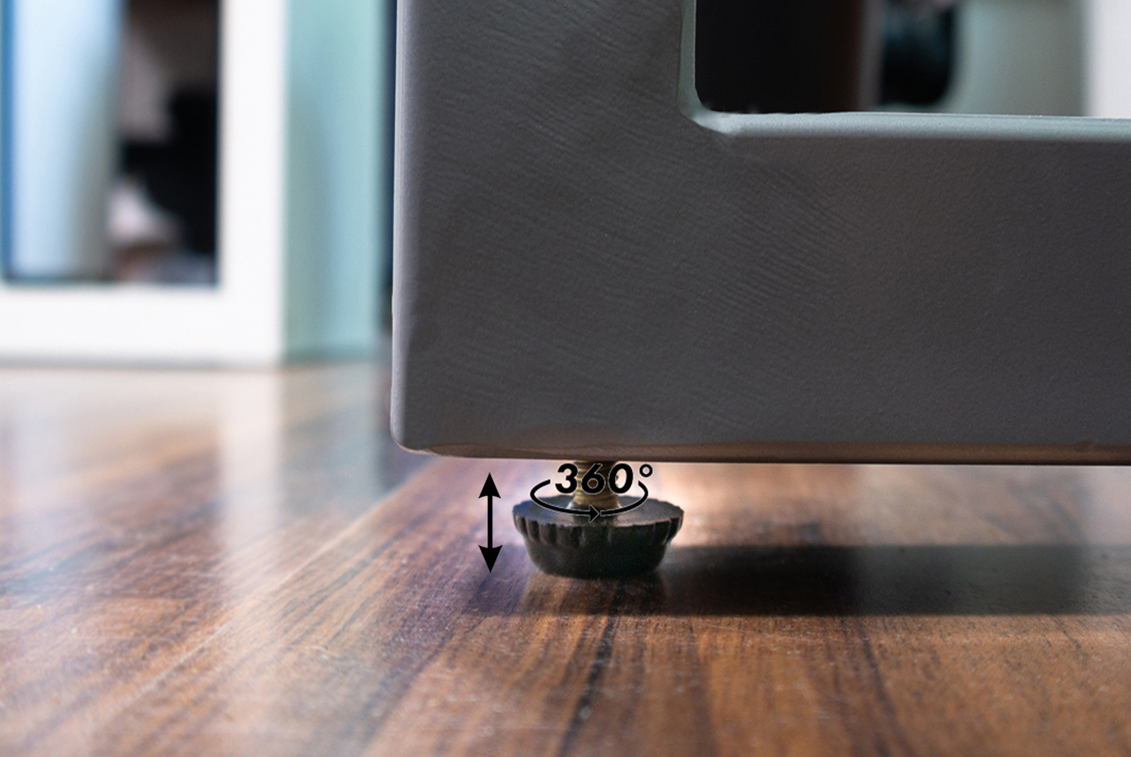 Esstisch Baumkante massiv Akazie natur 220 x 100 silber Alicante – Bild 8