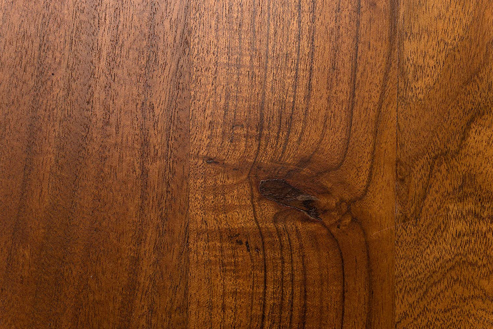 Esstisch Baumkante massiv Akazie nussbaum 140 x 80 schwarz ATHEN – Bild 5