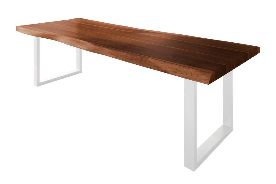 SAM_NEU-Esszimmer-Baumkante-Tische-Atlas-Nuss-U-Gestell-weiss-240-BKT_Atlas_240_nussbaum_weiss_02