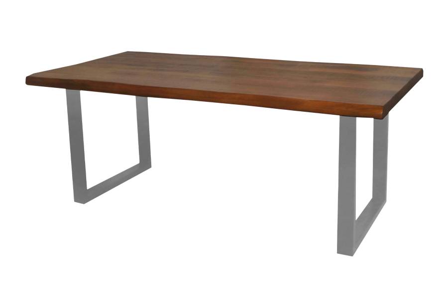 SAM_NEU-Esszimmer-Baumkante-Tische-Cali-Mango20Honig-U-Gestell-180-silber-BKT_Cali_mango_02