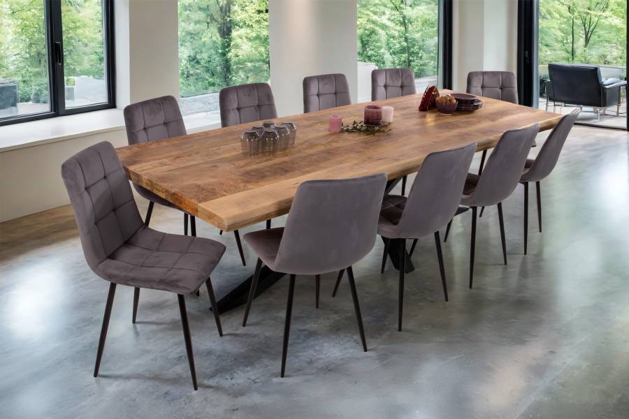 SAM_NEU-Esszimmer-Baumkante-Tische-Cali_aufgedoppelt-Spider_Gestell-mango-schwarz-240-BKT_Cali_mango_rough_06-1