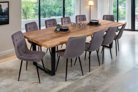 SAM_NEU-Esszimmer-Baumkante-Tische-Cali_aufgedoppelt-U_Gestell-mango-schwarz-260-BKT_Cali_mango_rough_06-1