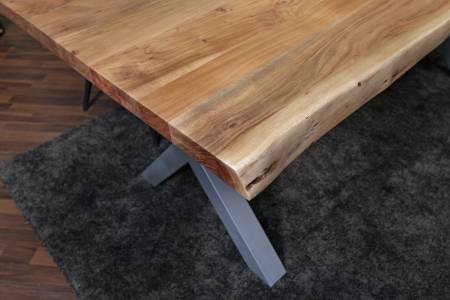 SAM_NEU-Esszimmer-Baumkante-Tische-Cali_aufgedoppelt-X_Gestell-BKT-natur-silber-280-BKT_Cali_04-1