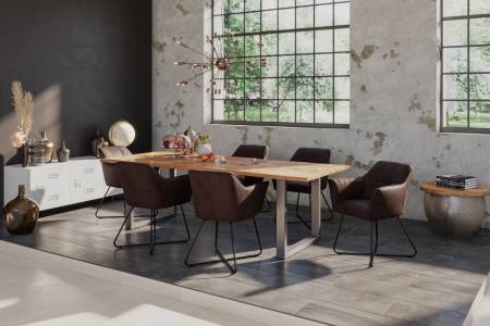 SAM_NEU-Esszimmer-Baumkante-Tische-Dora-U-Gestell-silber-220-Dora_silber_220_05-1