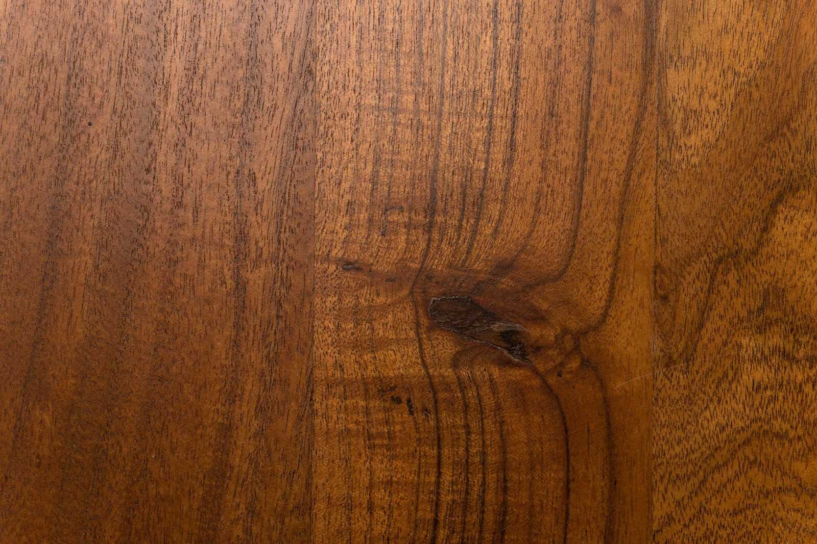 Esstisch Baumkante massiv Akazie nussbaum 220 x 100 X-Gestell silber FREDERIK – Bild 6