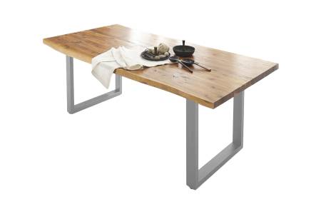 SAM_NEU-Esszimmer-Baumkante-Tische-Harley-BKT-natur_lackiert-U-Gestell-silber-120-BKT_Harley_u_si_02