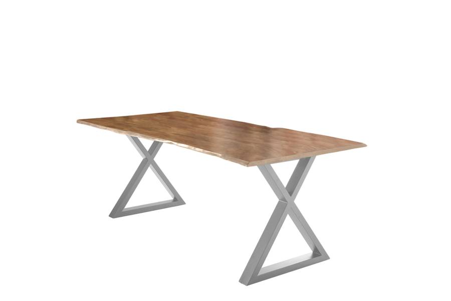 SAM_NEU-Esszimmer-Baumkante-Tische-Lubin-X-Gestell-natur-silber-240-Lubin_natur_silber_240_02